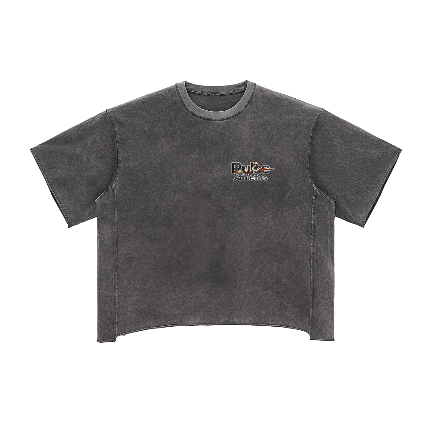 Raw Edge Snow Washed Boxy T-Shirt