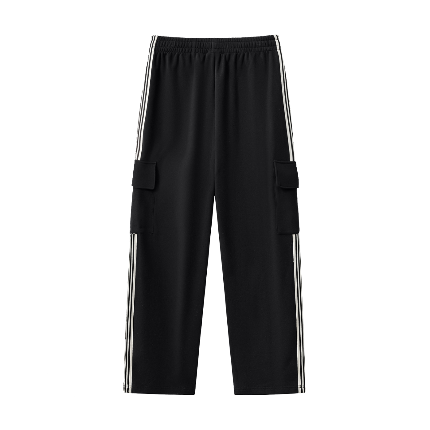 Side Stripe Straight-Leg Pants