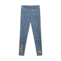 Women's Faux Denim Zip-Fly Leggings