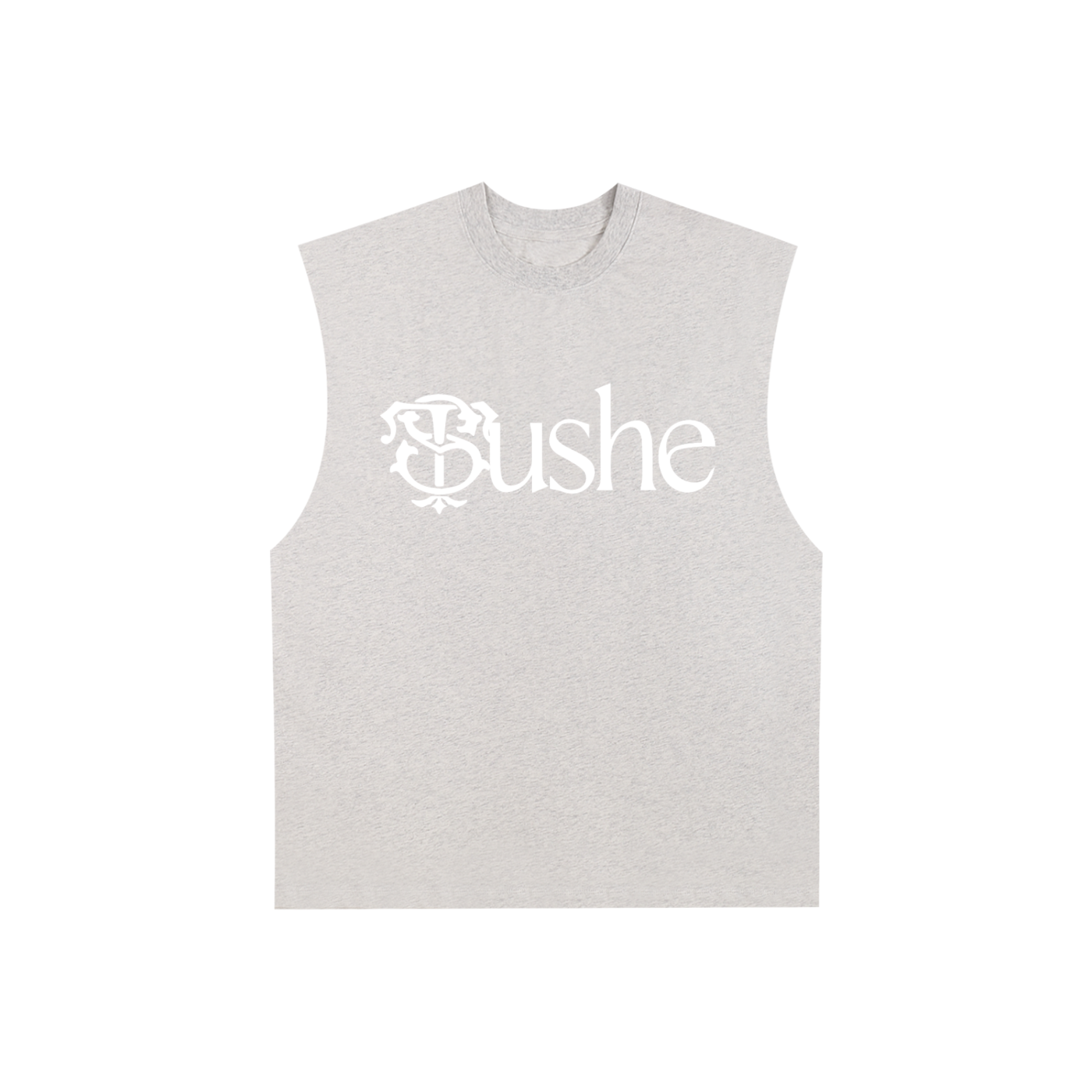 Raw Edge Cotton Tank Top