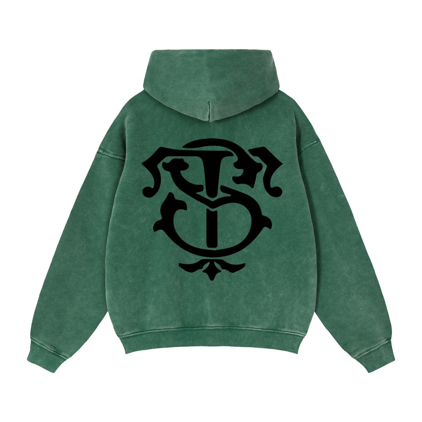 Zip-Through Boxy Fleece Hoodie