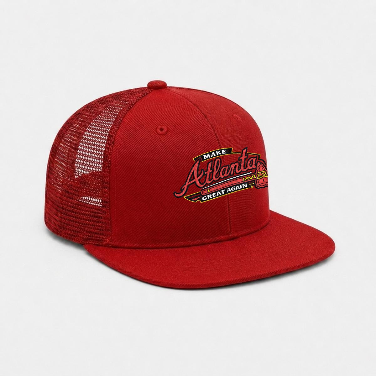 MAGA — Skyline Flat-Brim Mesh Cap