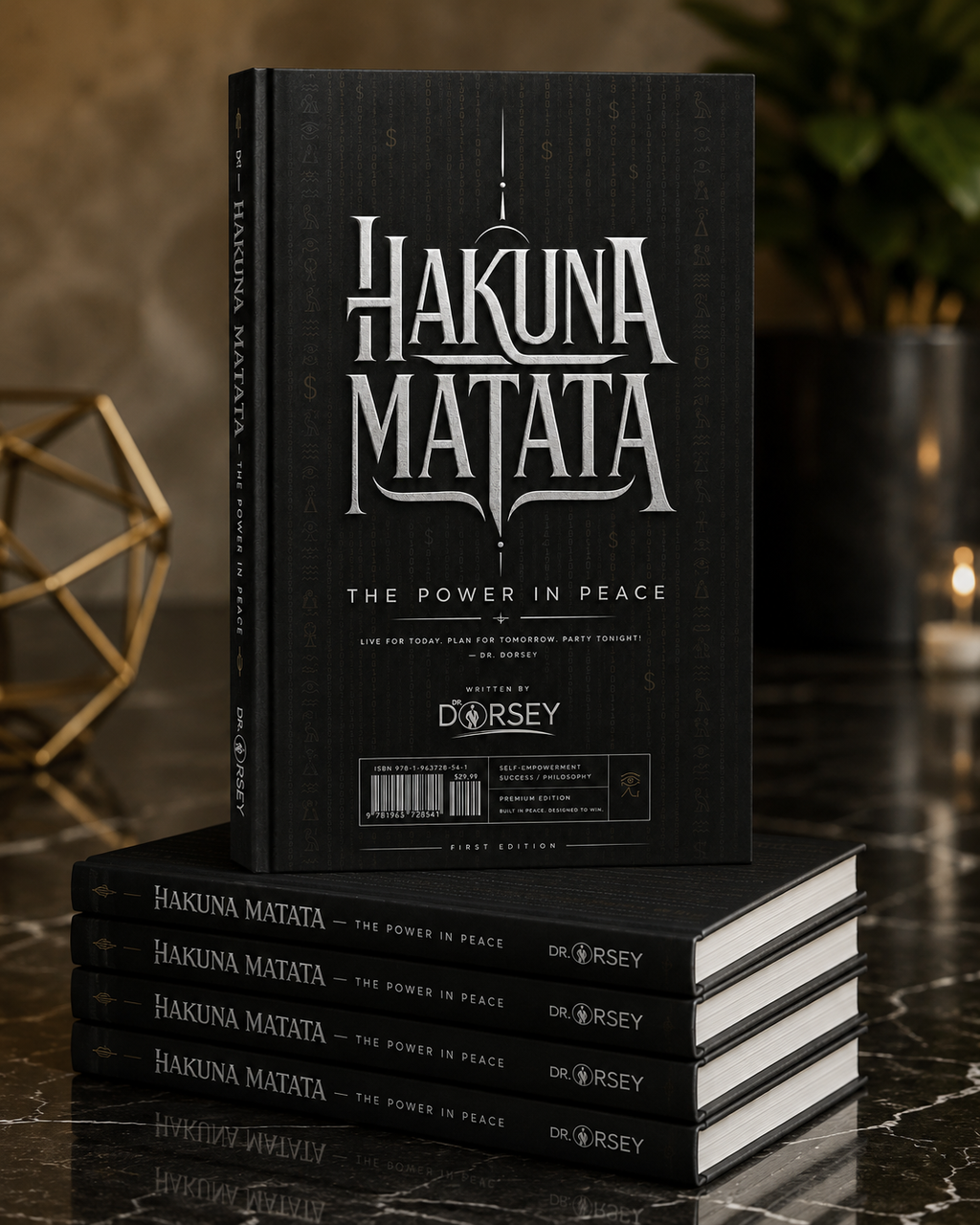 Hakuna Matata — stack of first edition hardcovers